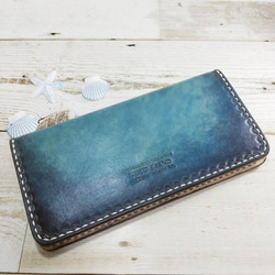 ☆ホヌ☆プルメリア☆本革スマホケース☆ハンドメイド