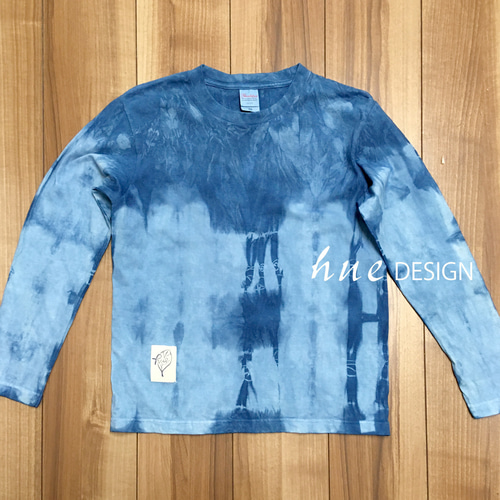 スマイル絞り 藍染めオーガニックコットンTシャツ 大人用 – AiAii