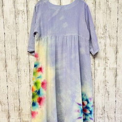 紮染染長裙 Hippies Dye 最新作品 溫柔的薰衣草與華麗的御本尊 HD16-57 第15張的照片