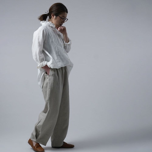 wafu リネン ボールパンツ　プレミアムリネン　フラックス プレミアム】Linen Pants リネンボールパンツ wafu史上最高の