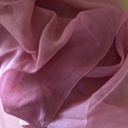 #264ヘンプ大判ショール草木染め 1枚目の画像