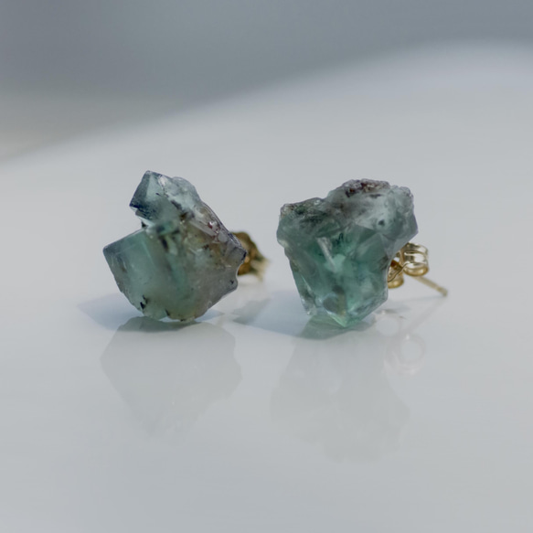 [獨一無二的商品] Diana Maria Fluorite 14kgf Pierce Raw stone Mineral Na 第1張的照片