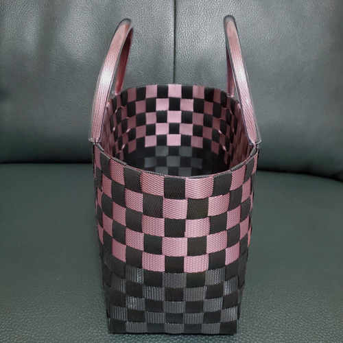 ♡プラカゴ PPバンド ‹ メタリックピンク › かごバッグ