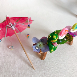 傘がかわいい梅雨のミニチュア 7枚目の画像