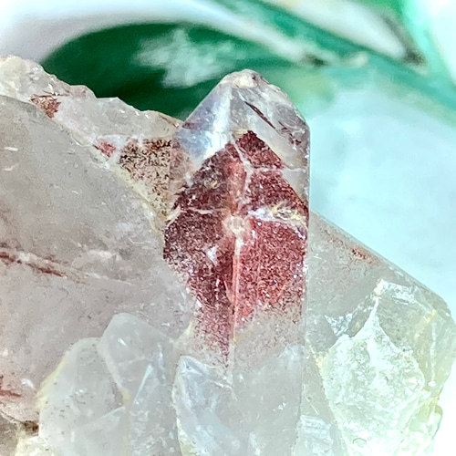 ファントム✨ヘマタイトインクォーツクリスタル水晶クラスター原石