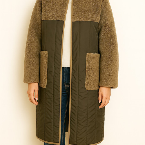 れおぱ　リバーシブルコート 型紙 リバーシブルコート A034-P レディース 型紙 cobacagari