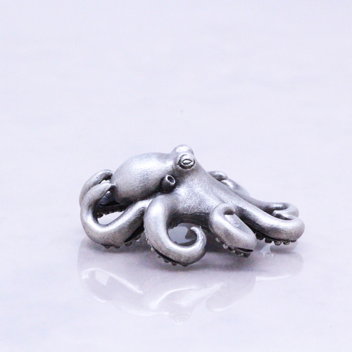 銀章魚吊墜項鍊GINNEZU 的作品14030832｜Creema