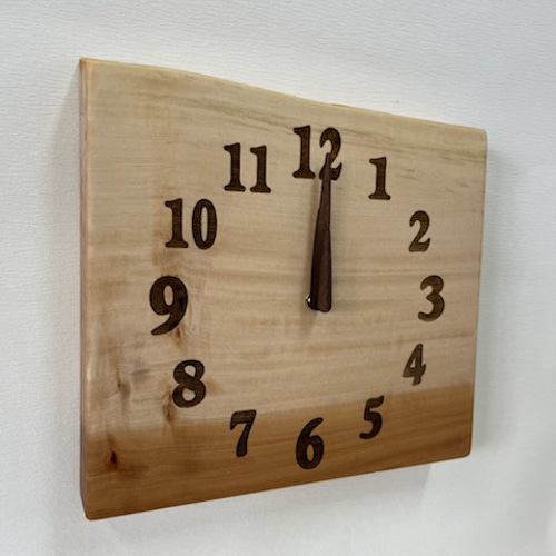 木の時計＜栃＞・掛け時計toc-188 木製時計 掛け時計・置き時計