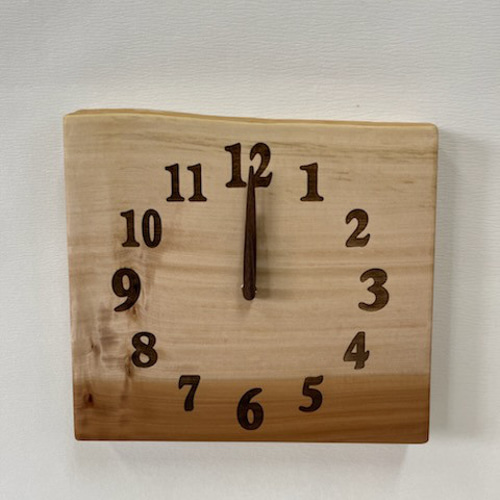 木の時計　掛時計   栃 木の時計＜栃＞・掛け時計toc-188 木製時計 掛け時計・置き時計
