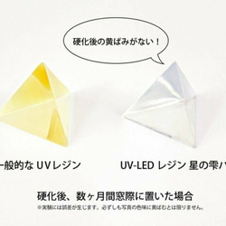 ★【おまけ1個付き】パジコ 500g UV-LEDレジン 星の雫［ハードタイプ］1本 4枚目の画像