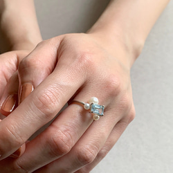 【SV925】Savon/Day (Blue Topaz): Ring 第7張的照片