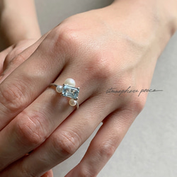 【SV925】Savon/Day (Blue Topaz): Ring 第4張的照片