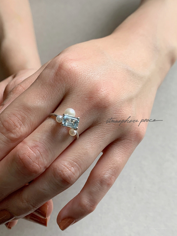 【SV925】Savon/Day (Blue Topaz): Ring 第4張的照片