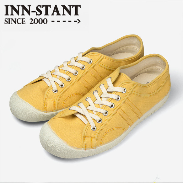 INN-STANT　CANVAS SHOES　#117 MUSTARD/MUSTARD(NATURAL SOLE) 3枚目の画像