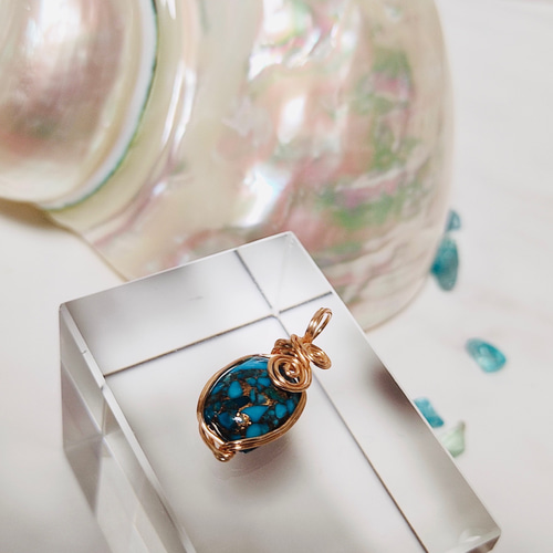 Coco Ange シリーズ】華やかなマトリックスターコイズ！邪の気から守り