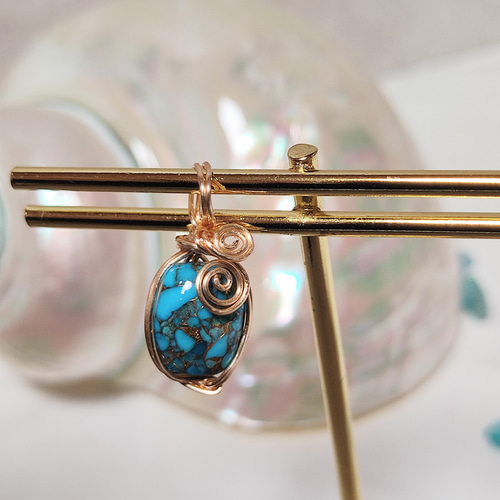 Coco Ange シリーズ】華やかなマトリックスターコイズ！邪の気から守り