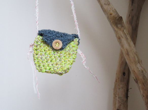 お子様〜大人にも人気＊手編みの【ニット首かざり】① ネックレス  