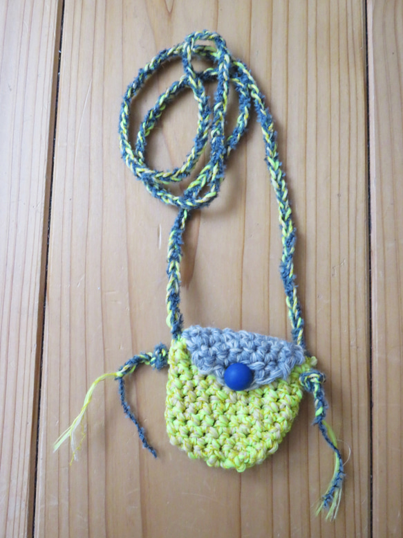 お子様〜大人にも人気＊手編みの【ニット首かざり】② ネックレス  