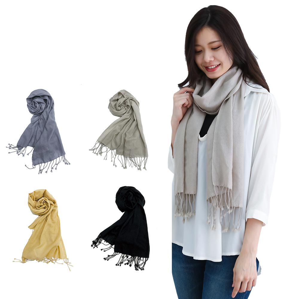 【専用出品】ネパール直輸入品　カシミヤ100% ストール　ブラック 名産地ネパールから直輸入 カシミア100%ストール】 ストール