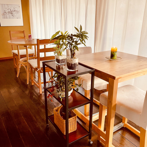 マルチサイドワゴン ヴィンテージ風家具 アイアン家具 シェルフ