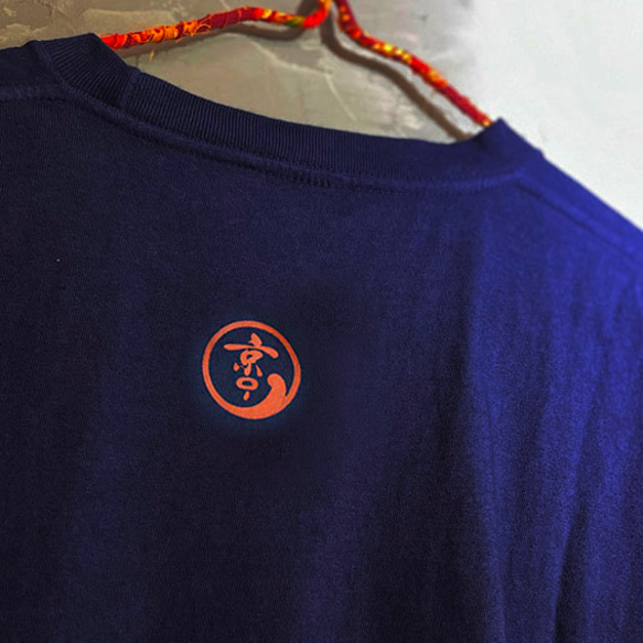 シマウマ横顔　ローケツ染めTシャツ　サイズS~XL 7枚目の画像