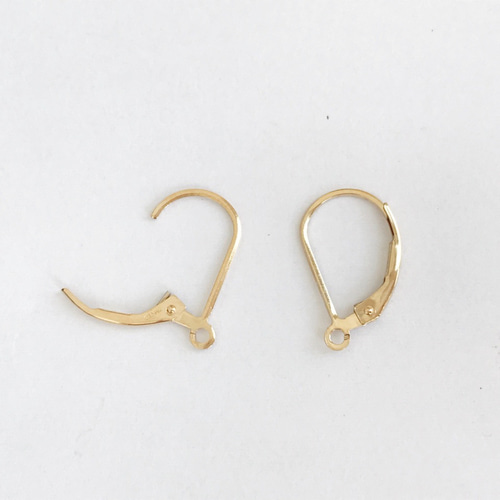 14kgf K14gf フレンチフックピアス 1ペア〜 金具・チェーン