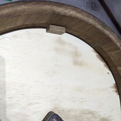 ウイスキー樽 壁掛け時計/ バレル型 ウォールクロック ③ ホグスヘッドバレル クロック #店舗什器 #アメリカンバー 7枚目の画像