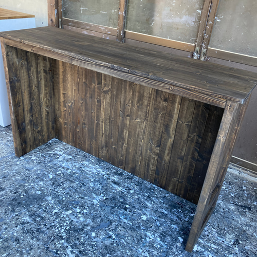 ☆カウンターテーブル【1200】☆カントリー調【ダーク】☆