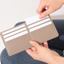 【薄くて軽いスマート財布】レザー極薄長財布 フラグメントケース / SW2 ビビットピンク 2枚目の画像