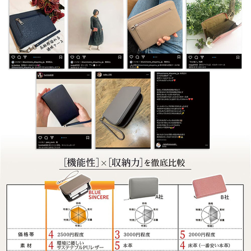 通帳8冊カードも収納◎】じゃばら式通帳ケース 印鑑も入る