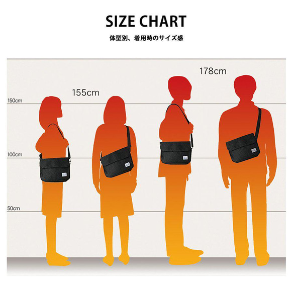 【ちょうどいいサイズ感】ショルダーバッグ 肩掛け 軽量撥水 / SHB1 グレー 13枚目の画像