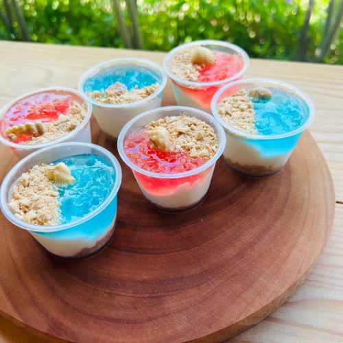 寺泊と赤泊 / 海水ゼリーレアチーズケーキ6個セット【夏スイーツ