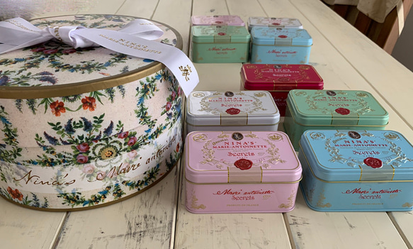 NINA’S Royal box for tea *Marie Antoinette tea box 8枚目の画像