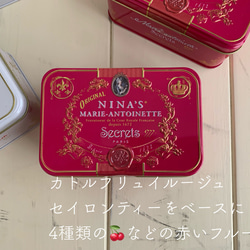 NINA’S Royal box for tea *Marie Antoinette tea box 2枚目の画像