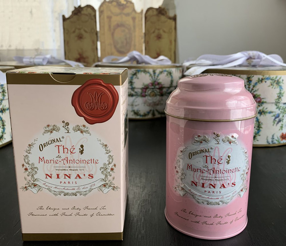 NINA’S Marie Antoinette tea tinbox 1枚目の画像