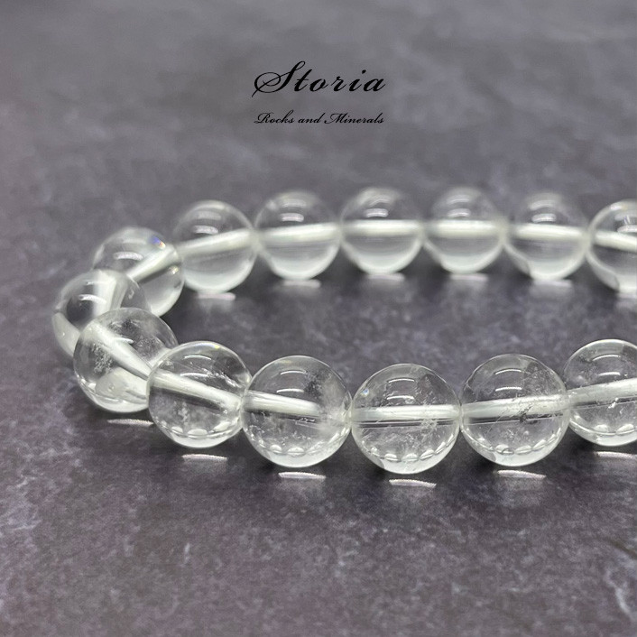 神秘の水晶で潜在能力を開放 10ｍｍ ヒマラヤ水晶（クル渓谷産）ブレスレット