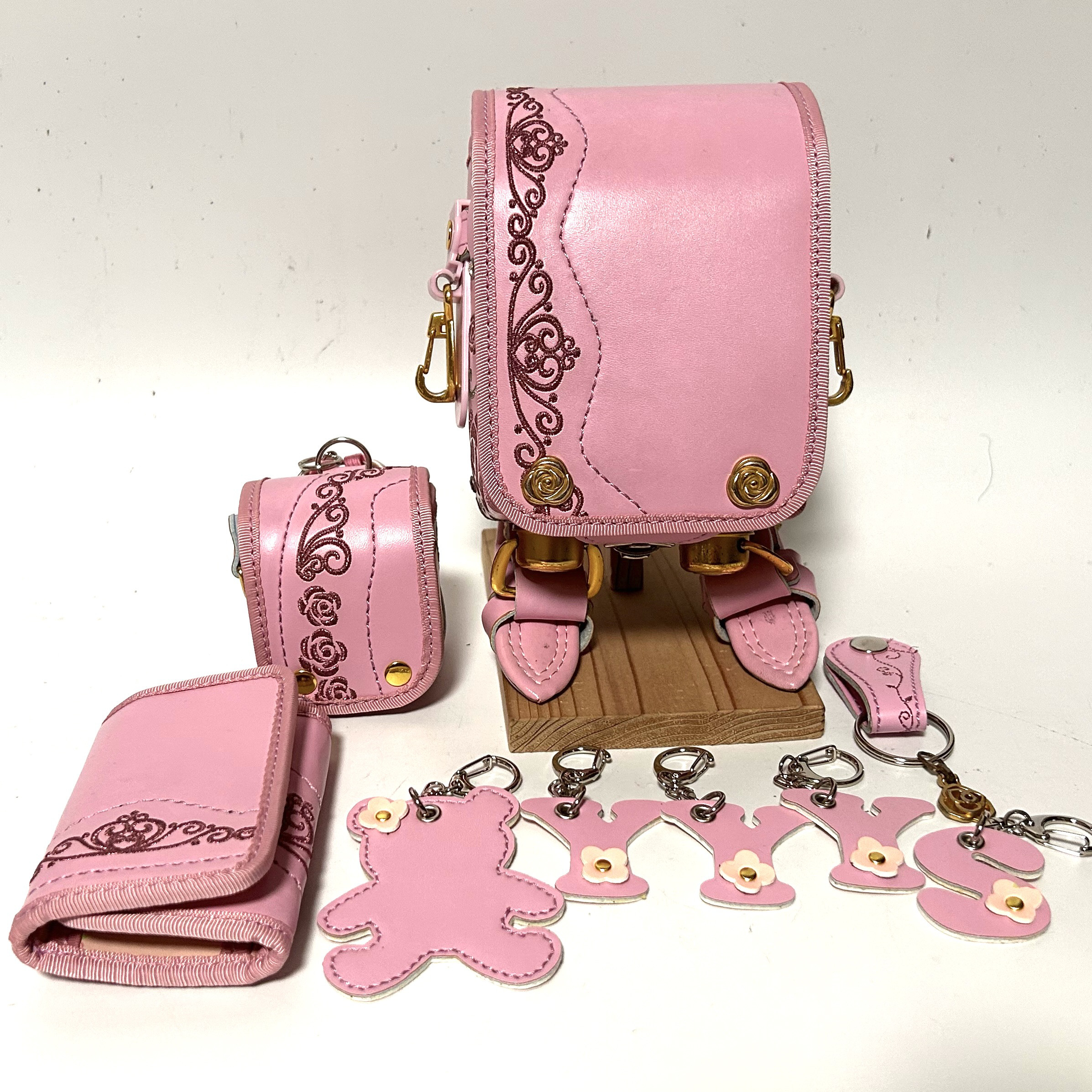 セレクトセット③ ミニランドセル・ミニミニランドセル・キーケース・サービスキーホルダー　※お仕立て券