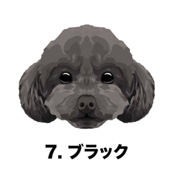 【 トイプードル 毛色7色 パターン 】スマホケース　クリアソフトケース　犬　うちの子　iPhone & Android 8枚目の画像