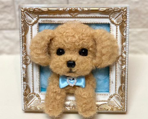 ゆきみさま専用 羊毛フェルト 額飾り ゆきみさま専用 羊毛フェルト 額飾り