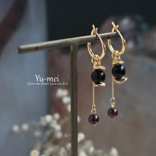 芸能人愛用 組合せ無限大 ピアス チャームセット付フープピアス・イヤリング アクセサリー