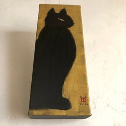 肉筆画  「そーねこ」 箱型26／2682-007 5枚目の画像