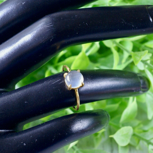 6カラットup!ムーンストーンキャッツアイ k18リング 6カラットup!ムーンストーンキャッツアイ k18リング