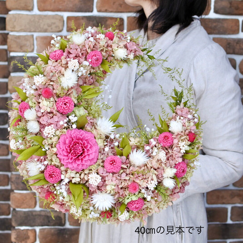 リバーサイド ボックスアレンジ166フルーツ、リース303ミニー風