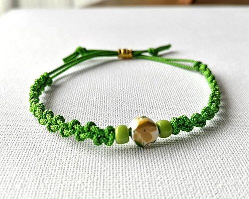 緑色のブレスレット グリーンタイガーアイ 6mmブレスレット(GREEN TIGER EYE): 『岩座