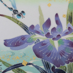 【いととんぼ】小色紙　伝統工芸品⋆結婚祝い⋆銀婚式⋆新築祝い⋆誕生日の贈り物⋆インテリアとして日本の四季を楽しんで。　 1枚目の画像