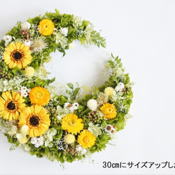 専用です✾どんぐりアート　ひまわりのリース×2✾ 作品紹介·͜· ︎︎ᕷ 向日葵のリース(大) 夏らしいリースを作成