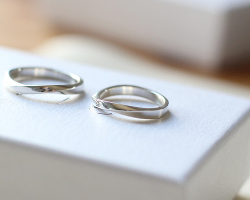 一粒ダイヤモンドリング ペアリング 結婚指輪 マリッジリング