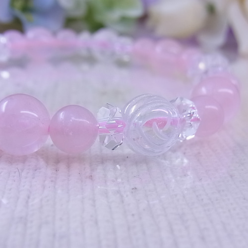 お値下げ祭】ローズクォーツ 薔薇水晶 ブーケ風 愛 幸せな女性 お守り