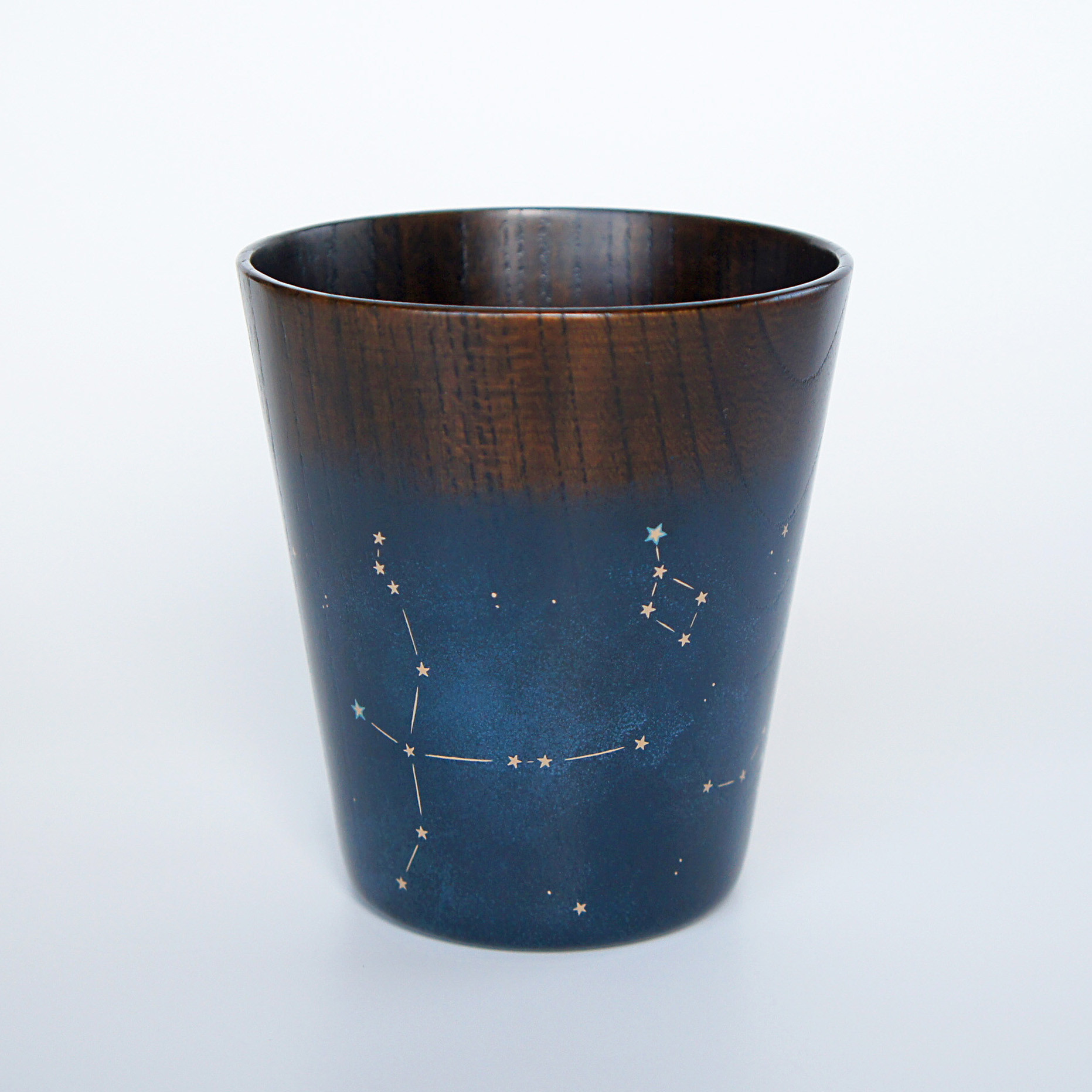 「夏の三星座」漆塗りフリーカップ（大）