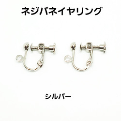 ブルーレースアゲート＊ピアス＊アレルギー対応＊サージカルステンレス＊クローバー＊一粒＊シンプル 7枚目の画像